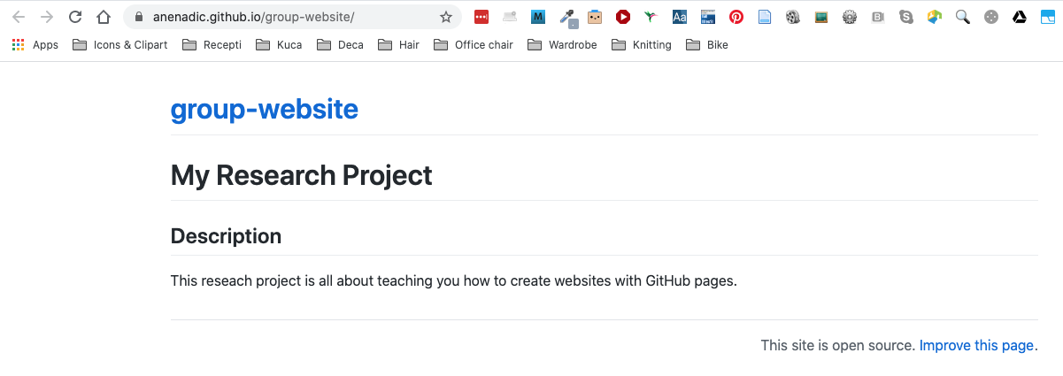 Add About section to index