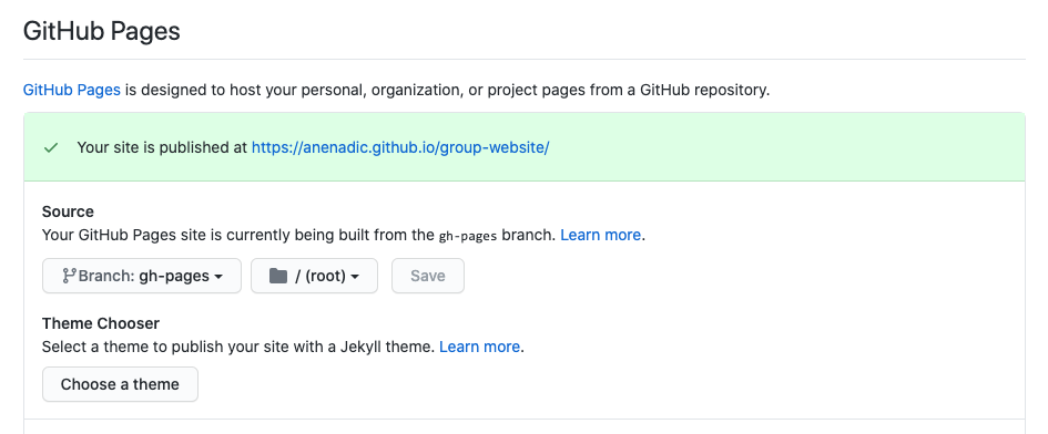 Project website URL - successfull build