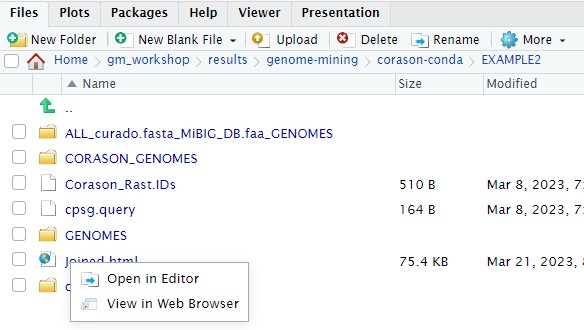 CORASON phylogenetic svg reconstruction using cpsG as query gene and _S. agalactiae_ 1000006 as query cluster.
At the bottom, it is displayed the frequency of occurrence for each gene family from the reference BGC,
each with a different color.