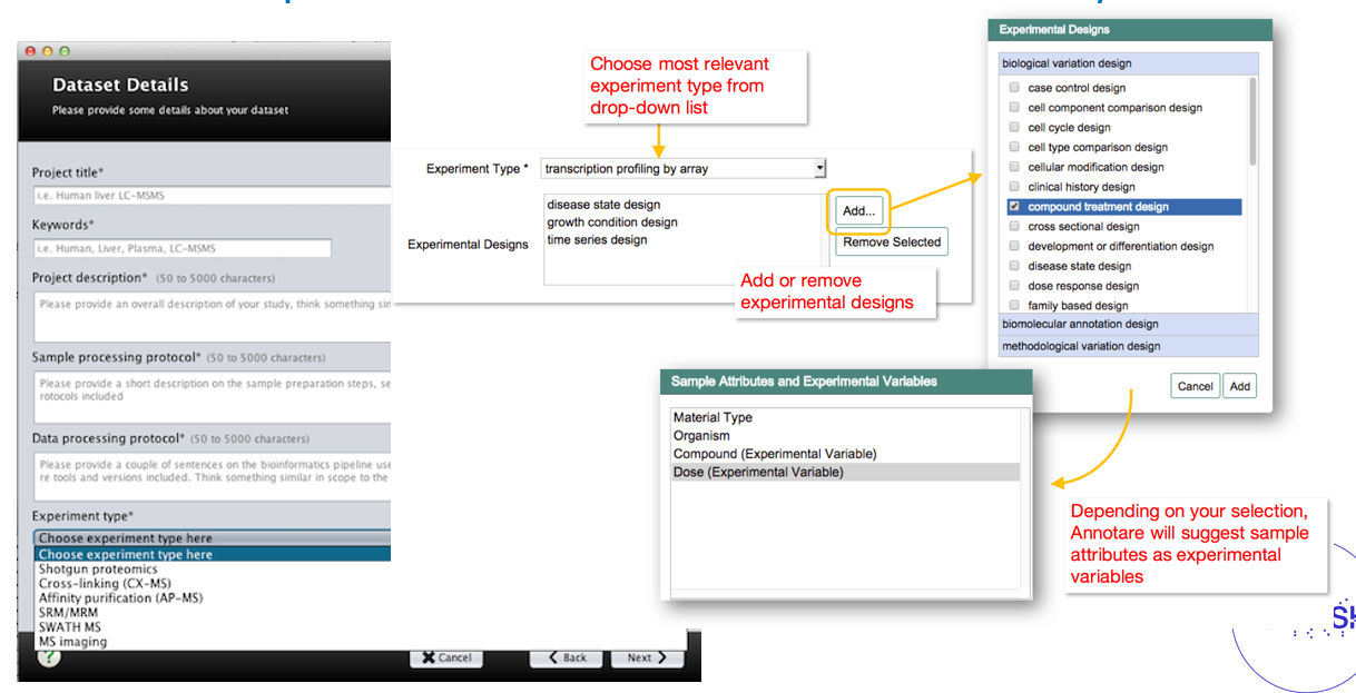 UI with controlled vocabulary